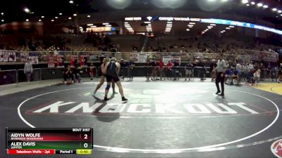 3A 190 lbs Cons. Round 1 - Alex Davis, Jupiter vs Aidyn Wolfe, Riverview (Riverview)