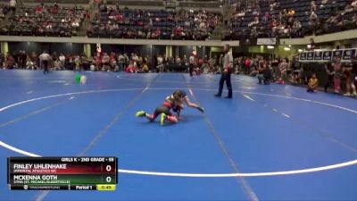 55 lbs Round 1 - Finley Uhlenhake, Immortal Athletics WC vs Mckenna Goth, STMA (St. Michael/Albertville)