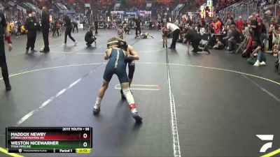 58 lbs Quarterfinal - Maddox Newby, Otsego Destroyers WC vs Weston Nicewarner, Titan Pipeline