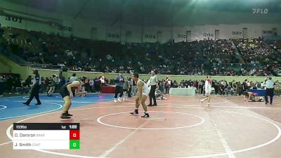 133 lbs Round Of 64 - Daniel Damron, Broken Arrow vs Julius Smith, CowTown Elite