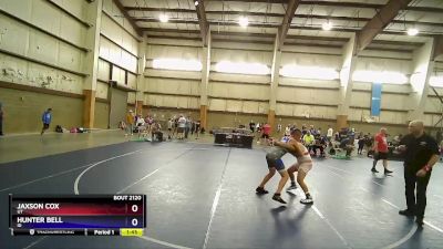 160 lbs Round 2 - Jaxson Cox, UT vs Hunter Bell, ID