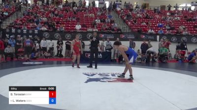 68 kg Rnd Of 16 - Gregory Torosian, Birmingham Community Charter High School Wrestling vs Lake Waters, Odessa Youth Wrestling Club