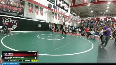 145 lbs Quarterfinal - Spencer Von Savoye, Chaminade vs Kai Necci, Santa Monica