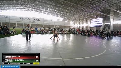 92 lbs Round 1 (4 Team) - Jaxten Bowler, Utah Gold vs Treyden McCarrel, Bear Cave