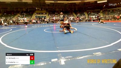 101 lbs Round Of 32 - Hayden Schwab, IAWC vs Cruz Enderle, Greater Heights Wrestling