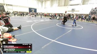 122 lbs Semifinal - Jonah Batista, Bear Cave Wrestling vs Fynn Hodkin, Grindhouse Wrestling Club