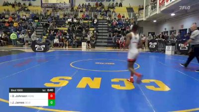 114 lbs Consy 6 - Deion Johnson, Homewood Flossmoor-IL vs Jayden James, Delbarton-NJ