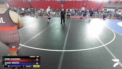 285 lbs Champ. Round 1 - Jesse Saavedra, IL vs Soren Herzog, MN