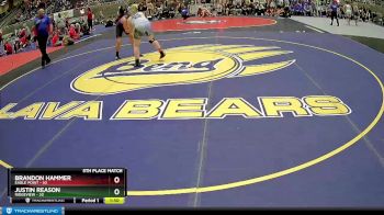 197 lbs Finals (8 Team) - Brandon Hammer, Eagle Point vs Justin Reason, Ridgeview