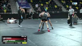 157 lbs Cons. Round 3 - Job Chishko, VMI vs Cooper Voorhees, Wyoming