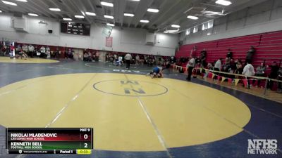 140 lbs Cons. Round 2 - Nikolai Mladenovic, Las Lomas High School vs Kenneth Bell, Foothill High School