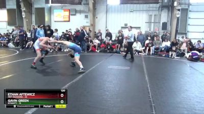 120 lbs Round 1 (8 Team) - Gavin Green, Dynasty vs Ethan Aftewicz, Mat Assassins