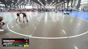 84 lbs Rd# 8- 12:30pm Saturday Final Pool - Jude Justice, Minion Green vs Beckhem Fields, Maryland BLACK