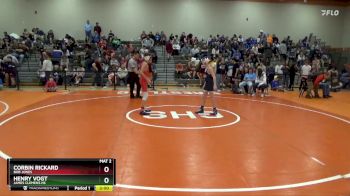 97 lbs Cons. Round 3 - Henry Vogt, James Clemens HS vs Corbin Rickard, Bob Jones