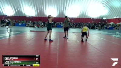 150 lbs Round 3 (10 Team) - Filip Szeszko, Bartlett vs Lane Halverson, Canton 2