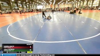 68 lbs Rd# 2 10:30am Friday - Cole Patrick, Team Michigan vs Jaxon Holtz, Terps Xtreme