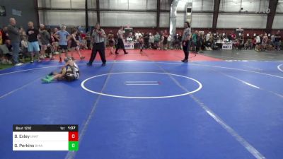 75 lbs Consi Of 8 #2 - Bradford Exley, Unattached vs Greyson Perkins, BYAA