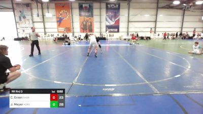 150 lbs Rr Rnd 3 - Chris Green, Short Time vs Jax Meyer, Iron Horse Wrestling Club