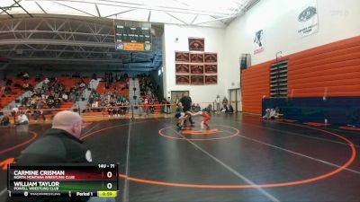 71 lbs Round 2 - William Taylor, Powell Wrestling Club vs Carmine Crisman, North Montana Wrestling Club