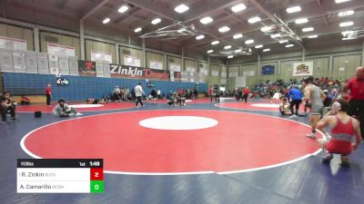 113 lbs Round Of 16 - Rocklin Zinkin, Buchanan vs Anthony Camarillo, Redwood -Visalia