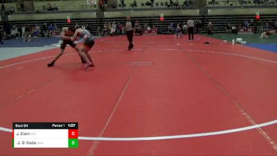 140 lbs 5th Place Match - Jackson Guenzler-Soda, Sarbacker Wrestling Academy vs Justice Elam, West Salem-Bangor