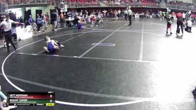 59 lbs Quarterfinal - Bishop Unger, Lincoln Squires Wrestling Club vs Jett Hoffman, Scottsbluff Wrestling Club