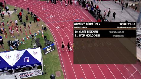 Women's 800m Open, Finals 4