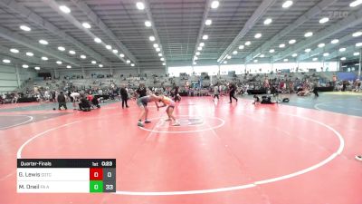 119 lbs Quarterfinal - Gavin Lewis, Team Gotcha vs Matt Oneil, PA Alliance Black