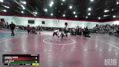 120 lbs Semifinal - Luis Solis, Los Altos vs Jaxson Taber, Palm Desert