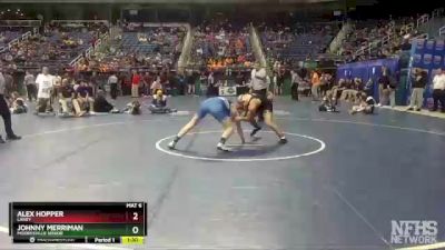 4A 182 lbs Semifinal - Johnny Merriman, Mooresville Senior vs Alex Hopper, Laney