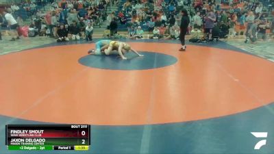 152 lbs Semifinal - Findley Smout, Wave Wrestling Club vs Jaxon Delgado, Minion Training Center