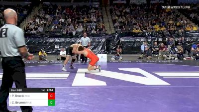 197 lbs Semifinal - Pat Brucki, Princeton vs Christian Brunner, Purdue