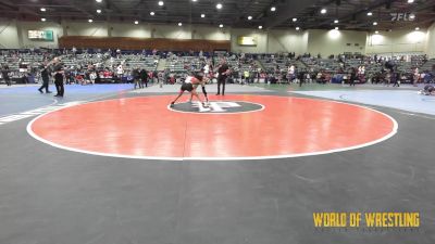 110 lbs 5th Place - Zeke Meza, Oakdale vs Kingston Perez, Rebel Wrestling Club