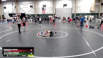 46 lbs Quarterfinal - Braxton Moore, Dorchester vs Rutledge Osborn, Big Dog Grappling Academy