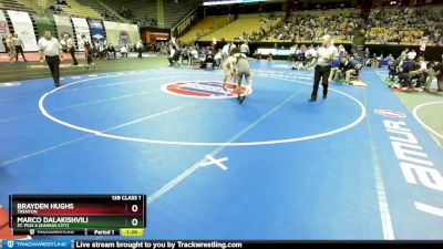 138 Class 1 lbs Semifinal - Brayden Hughs, Trenton vs Marco Dalakishvili, St. Pius X (Kansas City)