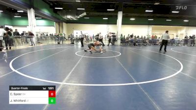 120 lbs Quarterfinal - Joseph Whitford, UT vs Cole Speer, OH