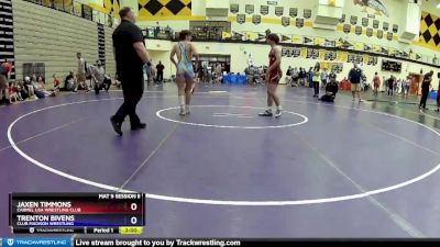 145 lbs Cons. Round 3 - Jaxen Timmons, Carmel USA Wrestling Club vs Trenton Bivens, Club Madison Wrestling