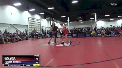 130 lbs Round 3 (8 Team) - Jack Wolf, Minnesota Red vs Hunter Gordon, Texas