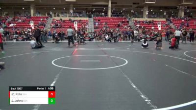 105 lbs Semifinal - Cayson Rohr, Dodge City Wrestling Academy vs Jasper Johns, Irish Outlaws