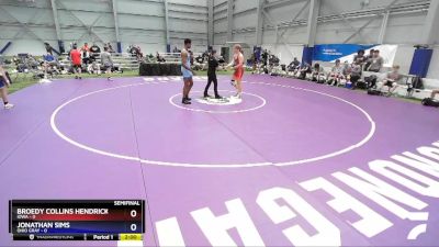 170 lbs Semis & 3rd Wb (16 Team) - Broedy Collins Hendricks, Iowa vs Jonathan Sims, Ohio Gray