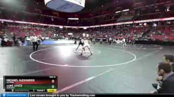 D1-182 lbs Champ. Round 1 - Michael Alexander, De Pere vs Luke Statz, Baraboo