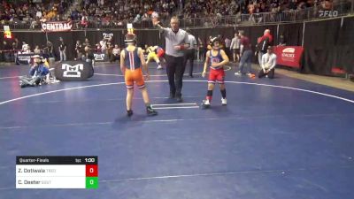 90 lbs Quarterfinal - Zahan Dotiwala, Tredyffrin Eastown vs Carter Deeter, Southern Columbia