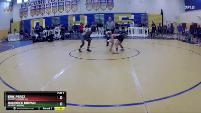 106 lbs Semifinal - Roderick Brown, George Jenkins vs Erik Perez, Palmetto Ridge H.S.