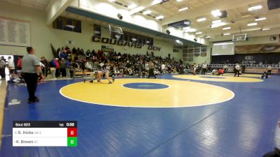 123 lbs Consolation - Slater Hicks, Valencia vs Karson Brown, St. Edward (OH)