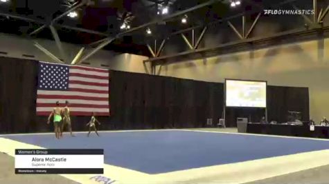 Alora McCastle - Women's Group, Superior Acro - 2021 USA Gymnastics Championships