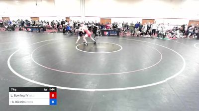 71 kg Semis - Leister Bowling IV, Colorado Top Team Wrestling Club vs Aliaksandr Kikiniou, Poway High School Wrestling