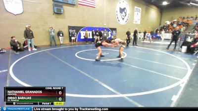 106 lbs Cons. Round 7 - Diego Barajas, St. Francis vs Nathaniel Granados, Mercerd