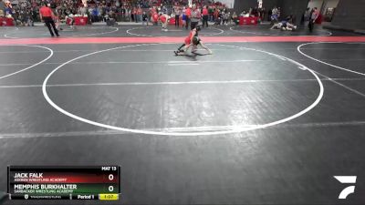 80 lbs Cons. Round 4 - Memphis Burkhalter, Sarbacker Wrestling Academy vs Jack Falk, Askren Wrestling Academy