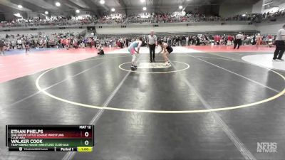 135 lbs Cons. Round 3 - Ethan Phelps, Oak Grove Little League Wrestling Club-AAA vs Walker Cook, Team Grind House Wrestling Club-AAA