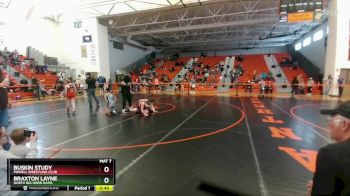 108-117 lbs Round 5 - Buskin Study, Powell Wrestling Club vs Braxton Layne, North Big Horn Rams